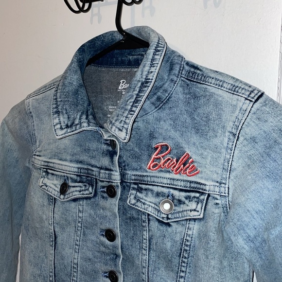Barbie Jean denim jacket with Girl Revolution - Picture 6 of 9